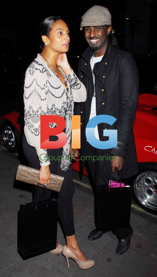 Celebrities leaving Mayfair Hotel