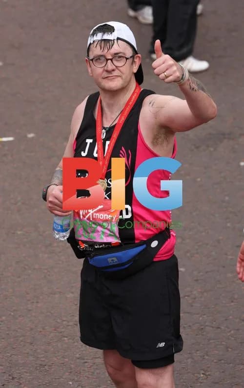Joe Pasquale at London Marathon