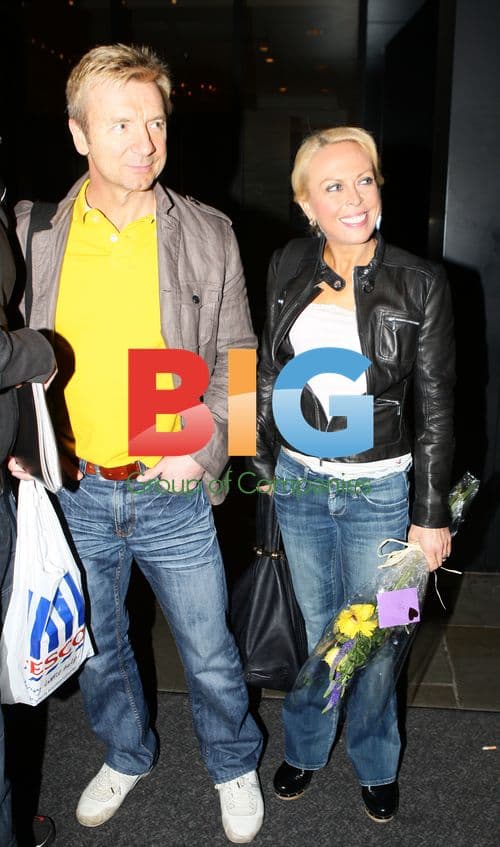 Christopher Dean and Jayne Torvill arrive at hotel