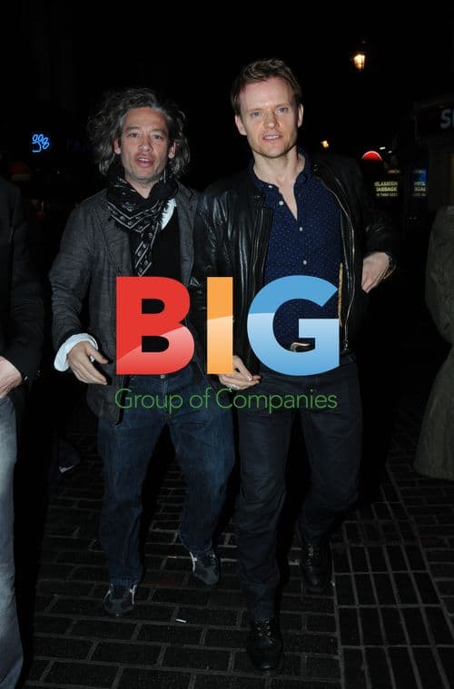 Dexter Fletcher and Marc Warren at Box Club, London