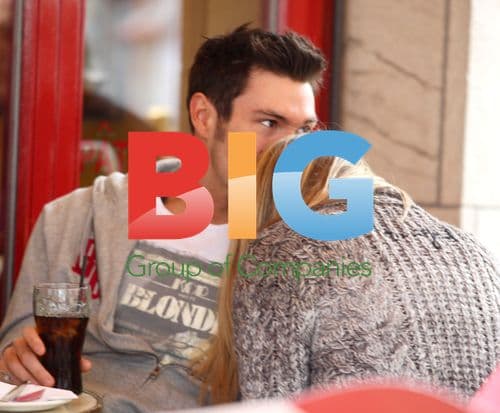 Sam Attwater and Chloe Madeley seen getting cosy