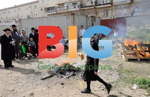 Ultra-Orthodox Jews burn leavened products in Jerusalem