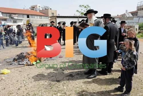 Ultra-Orthodox Jews Burn Leavened Products