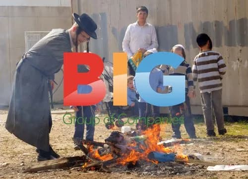 Ultra-Orthodox Jews Burn Leavened Products