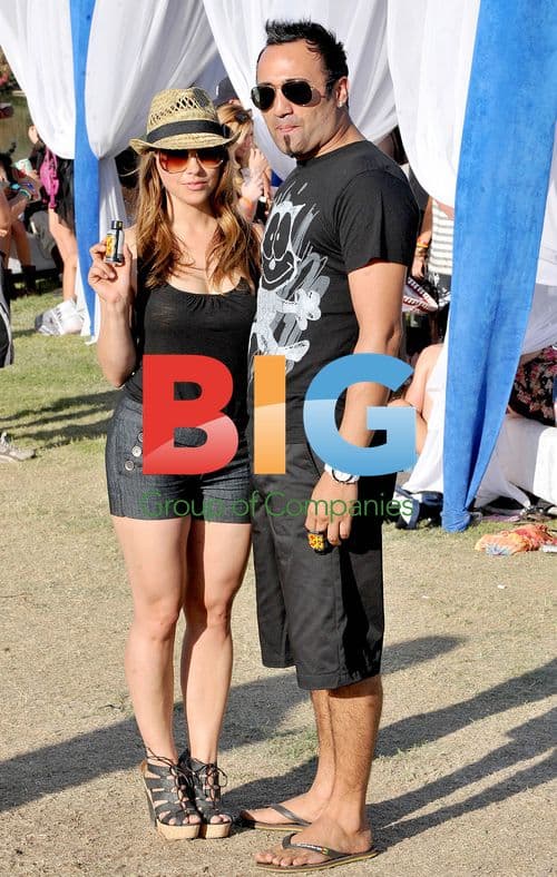 Adnan Ghalib and Lexie Dreyfus at Coachella