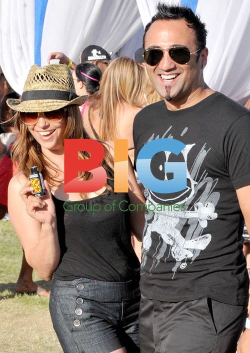 Adnan Ghalib and Lexie Dreyfus at Coachella