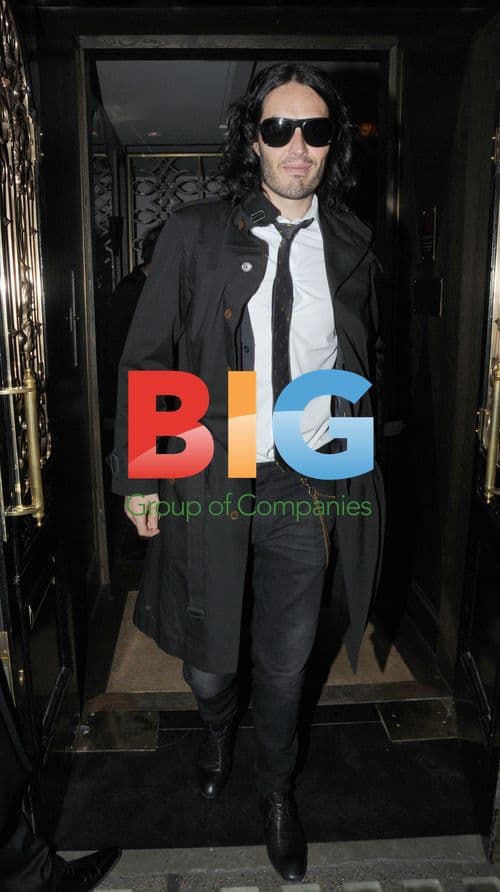 Russell Brand at Scotts Restaurant