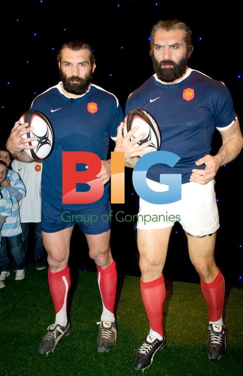 Sebastien Chabal unveils wax statue in Paris
