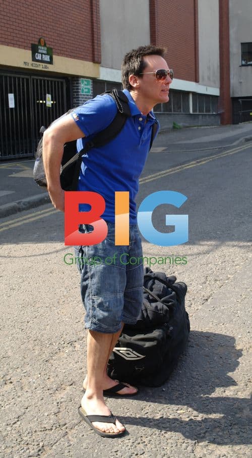 Dave Vitty Arrives for Dancing on Ice Live Tour