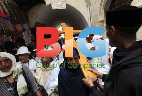 Religious Tourists in Old City of Jerusalem
