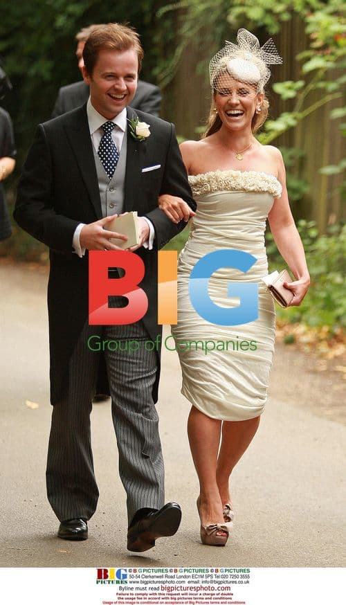Dec Donnelly and Georgie Thompson at Wedding
