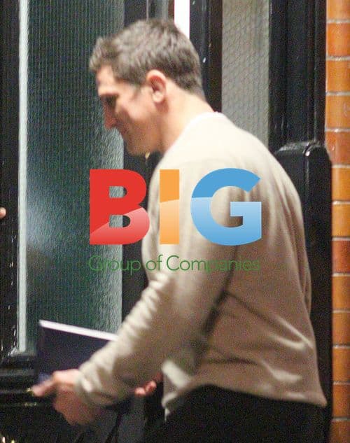 Alex Reid out in Soho with mystery friend