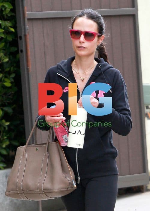 Jordana Brewster Leaving Gym in LA