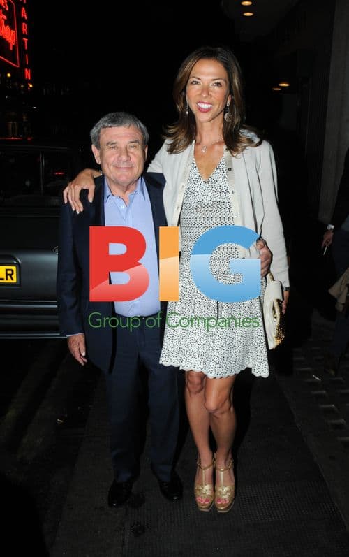 Sol Kerzner and wife Heather at The Ivy