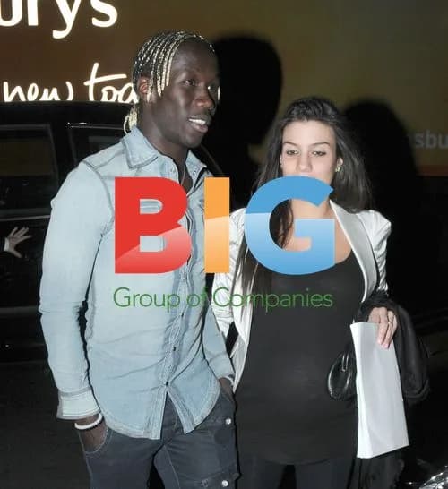 Arsenal\'s Bacary Sagna and wife Ludivine spotted in London