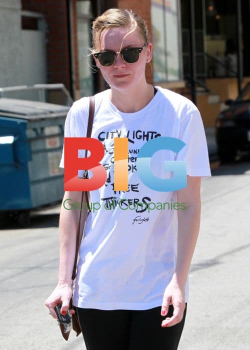 Kirsten Dunst Leaving Gym in LA