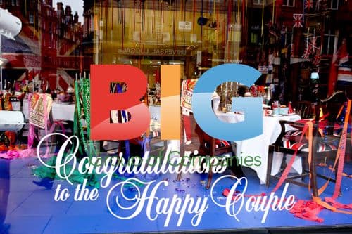 Selfridges Royal Wedding Window