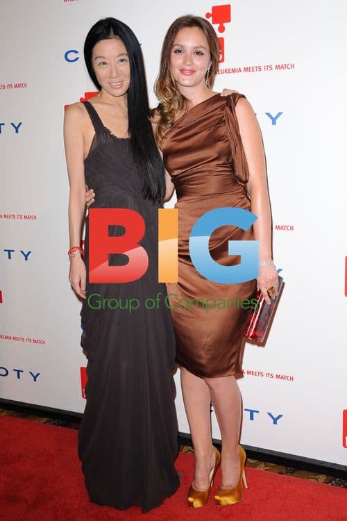 Leighton Meester and Vera Wang at DKMS Gala