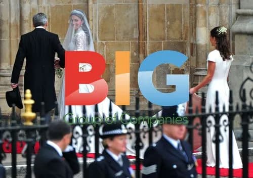 Kate Middleton Arrives at Royal Wedding