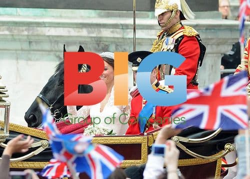 William and Catherine's royal wedding carriage procession