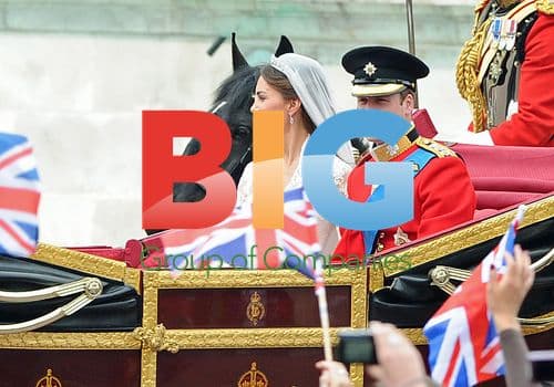 William and Catherine's royal wedding procession