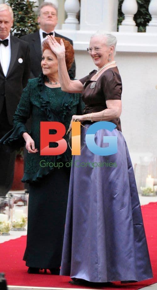 Queen Margrethe II and Lady Anson at Pre-Wedding Gala
