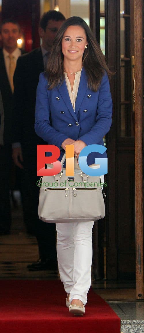 Kate Middleton's family leaving The Goring hotel