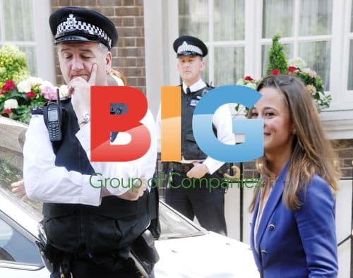 Kate Middleton's family leaving hotel in London