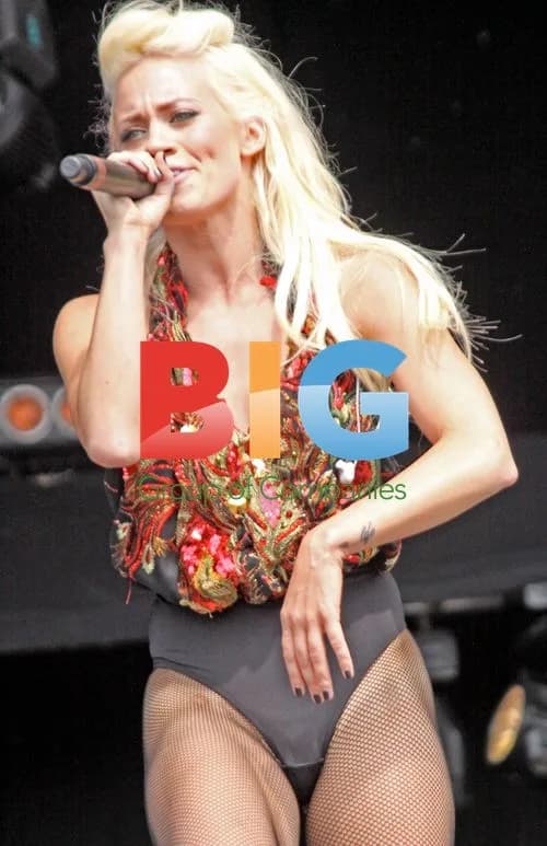 Ex-Pussycat Doll Kimberley Wyatt performs at Leeds In The Park