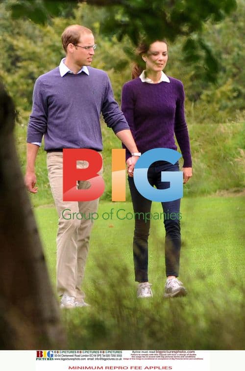 William and Kate's Casual Stroll