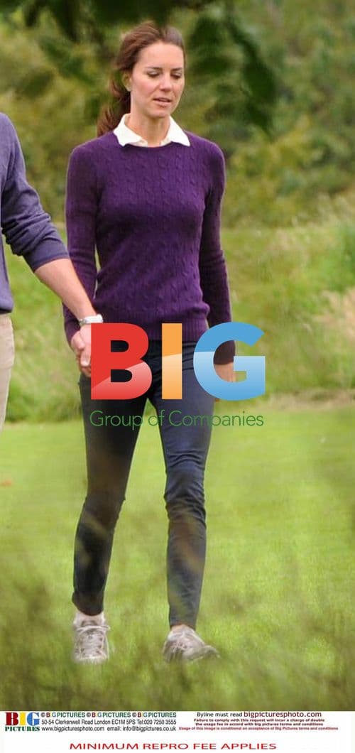 Prince William and Princess Kate Take Stroll