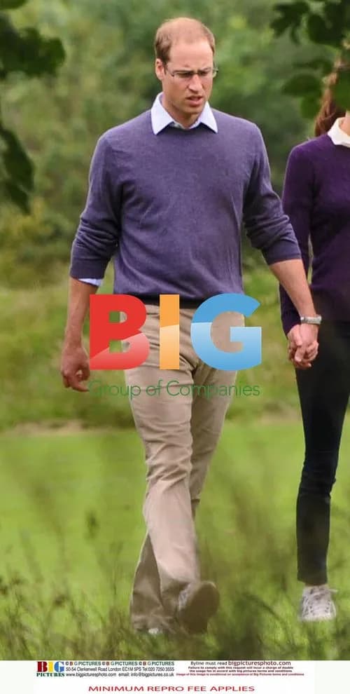 Kate and William stroll in Holyrood Park
