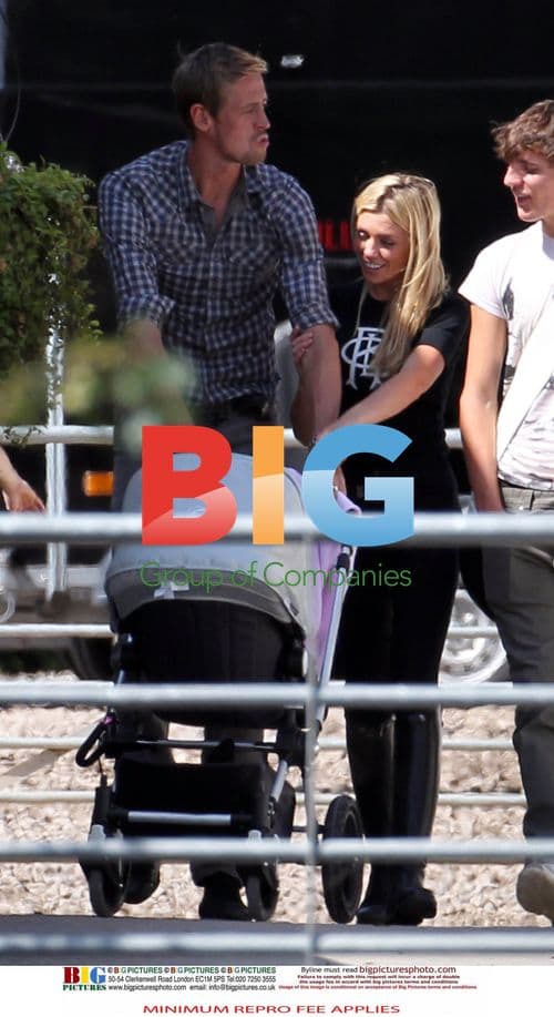 Abigail Clancy-Crouch and Family Day Out at Stables