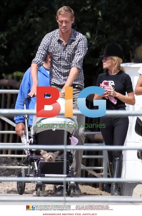 Abigail Clancy-Crouch and family day out