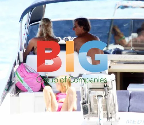 Luca Cordero di Montezemolo and wife on Capri