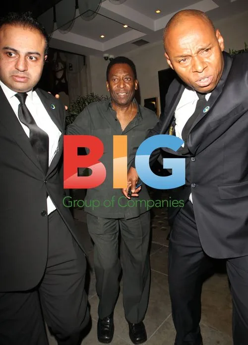 Pele Leaving 'Scotts' Restaurant in London