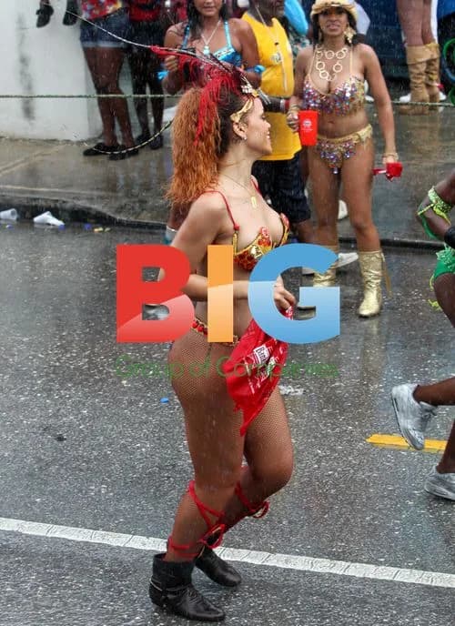 Rihanna at Barbados Carnival