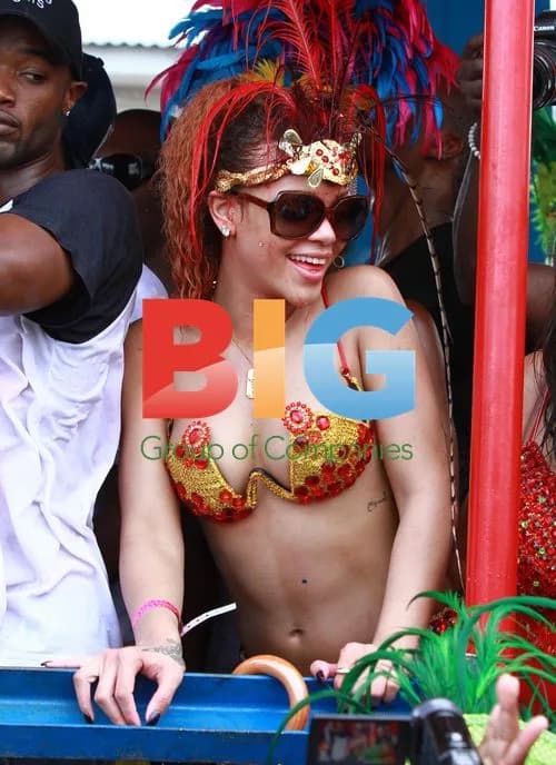 Rihanna at Barbados Kadooment Day Parade
