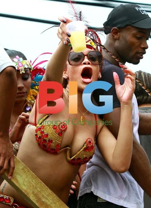 Rihanna at Kadooment Day Parade in Barbados