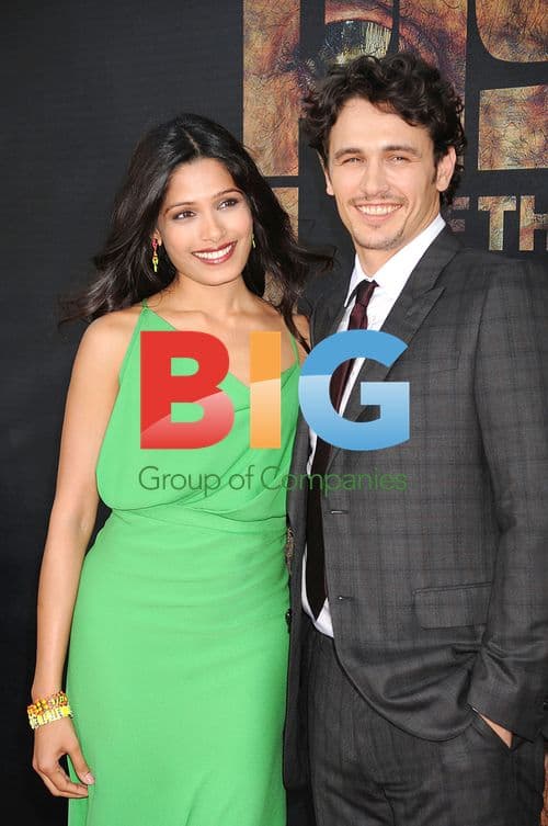 Freida Pinto and James Franco at 'Rise Of The Planet Of The Apes' Premiere