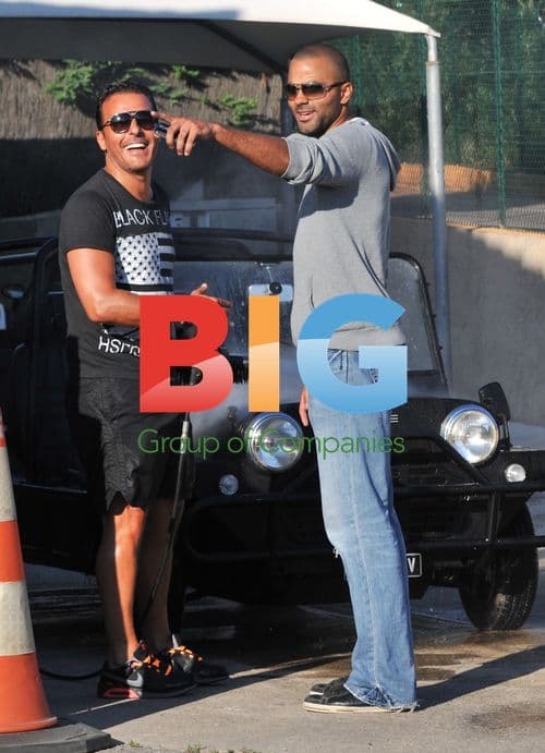 Tony Parker Enjoys Summer Vacation in Saint-Tropez