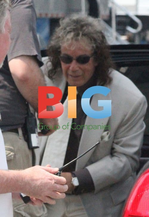 Al Pacino on set of 'Phil Spector Project'