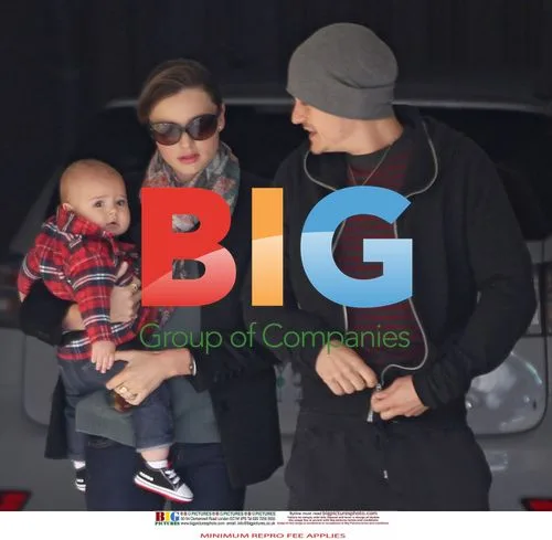 Miranda Kerr and Orlando Bloom with Baby Flynn in Sydney