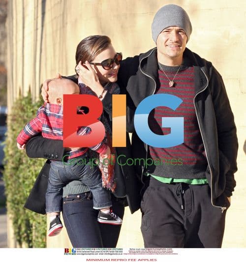 Miranda Kerr and Orlando Bloom with Baby Flynn in Sydney