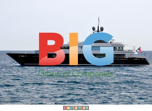 Simon Cowell on Boat in France