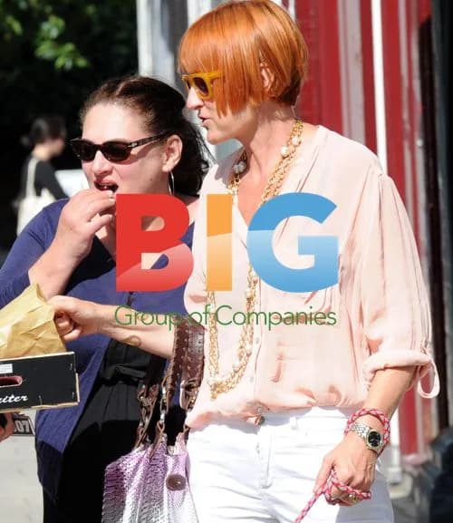Mary Portas Enjoys Stroll with Dog and Friend