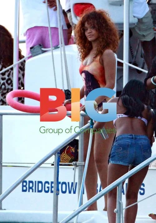Rihanna Relaxes in Barbados