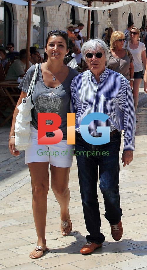 Bernie Ecclestone and Fabiana Flosi visit Dubrovnik