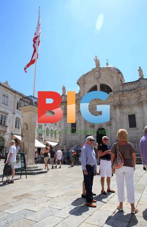 Bernie Ecclestone and Fabiana Flosi in Croatia
