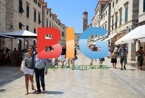 Bernie Ecclestone and Fabiana Flosi in Dubrovnik